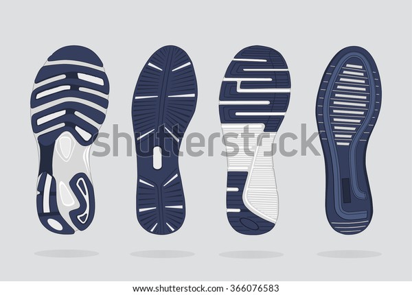 Shoes Sole Vector Stock Vector (Royalty Free) 366076583