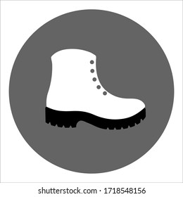 Shoes solid icon. shoes vector illustration. running shoes vector. 