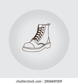 Shoes solid icon. shoes vector illustration.