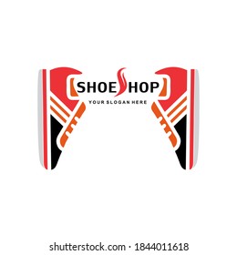 Shoes Store Logo Icon Vector, Creative Online Shoes Store Logo