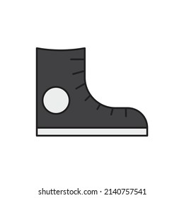 shoes for symbol icon website presentation
