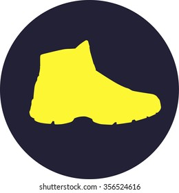 shoes symbol - vector illustration