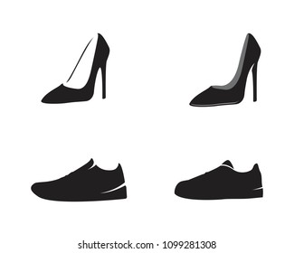shoes symbols and icon