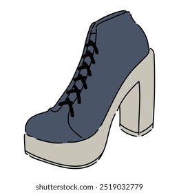 Ilustração de Tipo de Sapatos - 08