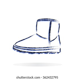 Shoes. Vector