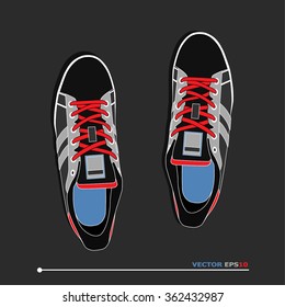 shoes. vector