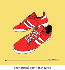 shoes. vector