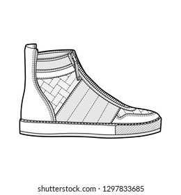Shoes vector design illustration template
