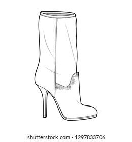 Shoes vector design illustration template