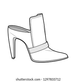 Shoes vector design illustration template