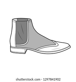 Shoes vector design illustration template