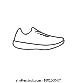 Shoes vector design template vector isolated outline
