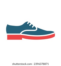 Shoes Vector Glyph Two Color Icons For Personal And Commercial Use.
