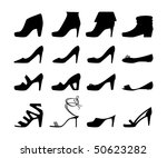 Shoes vector icon