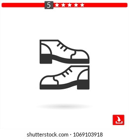 shoes vector icon