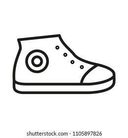 shoes, vector, icon