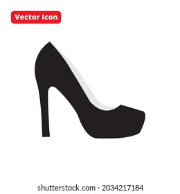 shoes vector icon black isolated