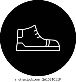 Shoes vector icon. Can be used for printing, mobile and web applications.