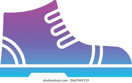 Ícone de vetor de sapatos. Pode ser usado para impressão, aplicativos móveis e da Web.
