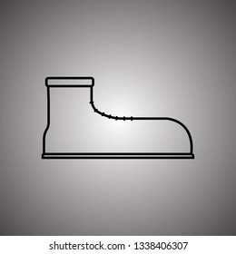 Shoes vector icon. EPS 10
