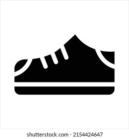 Diseño de símbolo de icono del vector de zapatos