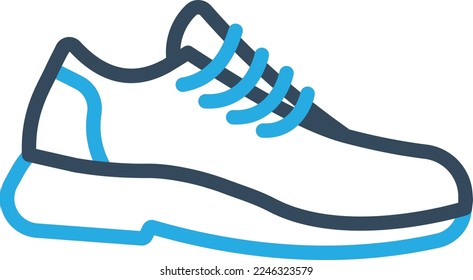 Shoes Vector Icon which is suitable for commercial work and easily modify or edit it
