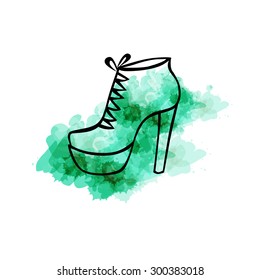 Shoes. Vector illustration