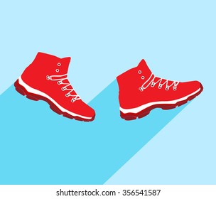 shoes. Vector illustration.