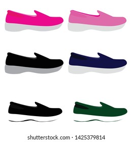 shoes vector illustration. Design template vector