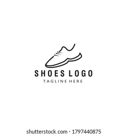 Shoes Vector Illustration Icon Outline Design Stock Vector (Royalty ...