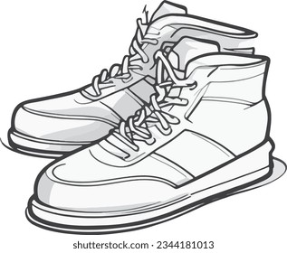 shoes vector illustration for logo branding