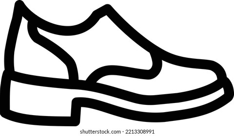 la ilustración del vector de zapatos en un fondo transparente. Símbolos de calidad superior. Iconos vectoriales de línea delgada para el diseño de conceptos y gráficos.
