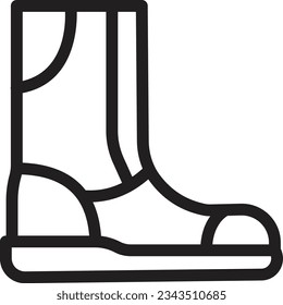 shoes Vector illustration on a transparent background.Premium quality symmbols.Stroke vector icon for concept and graphic design. 

