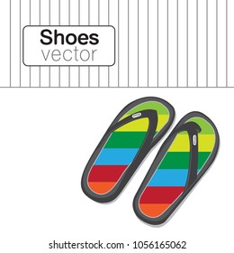shoes vector on white background,isolated,object,copy space