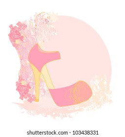 shoes vintage poster
