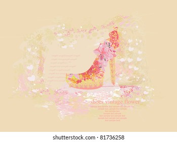 shoes vintage poster