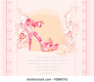 shoes vintage poster