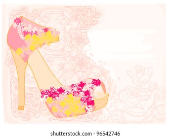 shoes vintage poster