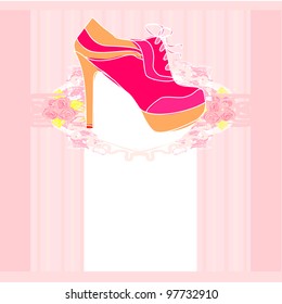 shoes vintage poster