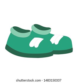   shoes with white stripes.eps