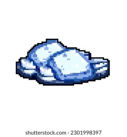 shoes woman slippers game pixel art retro vector. bit cozy soft, floor footwear shoes woman slippers. old vintage illustration