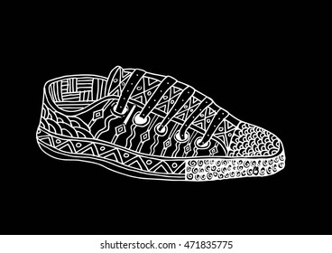 Shoes Zentangle