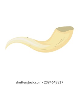 shofar horn illustration vector isolated