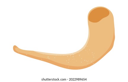 shofar icon on white background