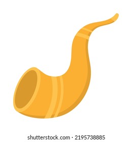 shofar icon on white background