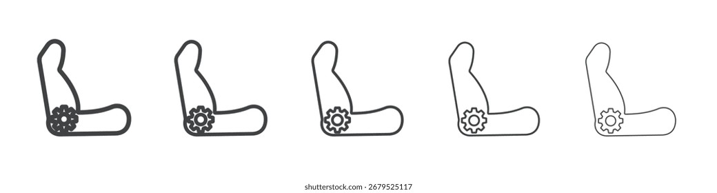 Ícone de Shofar símbolo simples de coleção de ilustrações