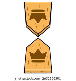 shogi pieces illustration hand drawn isolated vector