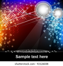 Shone abstract background.Vector format.
