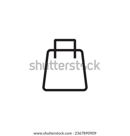 Shooping bag icon vector illustration