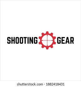 shoot and gear logo design